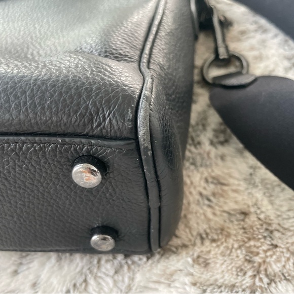 Coach Black Pebble Leather Slim Briefcase 
15.5 w x 10.5 h x 3.75 depth - Picture 2 of 13